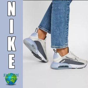 Nike Air Max 2090 Women's Running Shoes CT1290 101 Sizes 8 & 8.5 Sail/Cool Grey